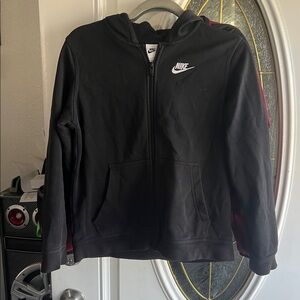 Nike and Athletic Works Maroon Hoodie with Black Details